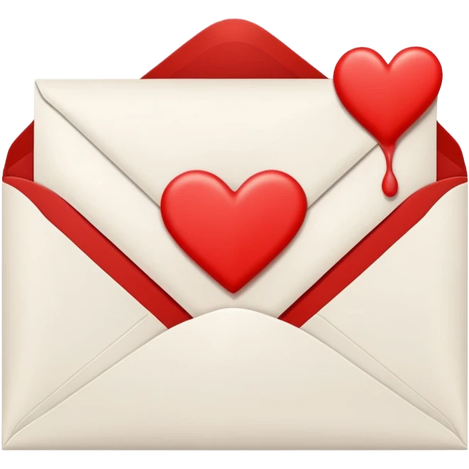 Love letter envelope emoji
