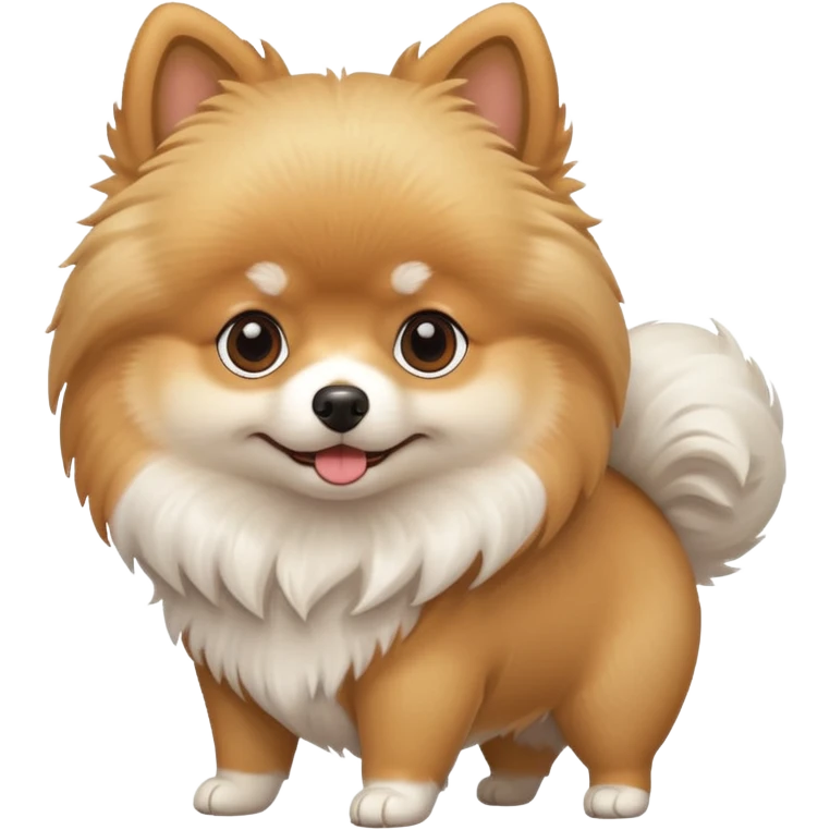 travel pomeranian emoji