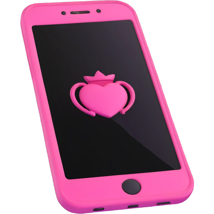 pink gothic smartphone emoji