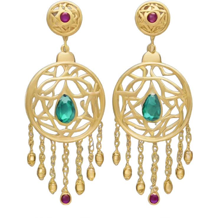 gold Earrings emoji