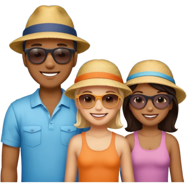 tourist familty emoji