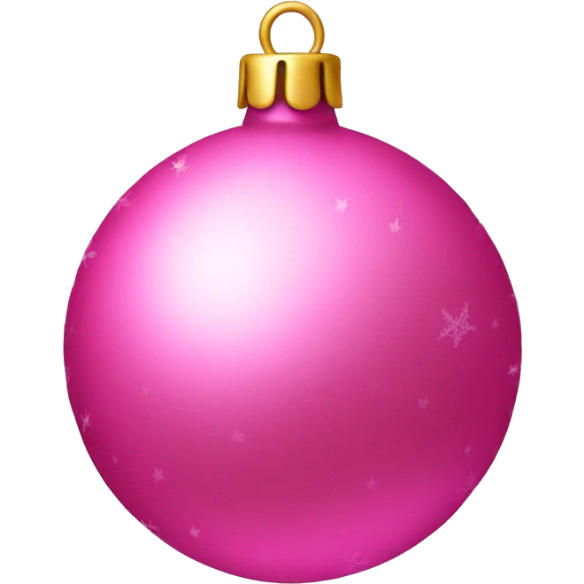 Christmas decorations pink emoji