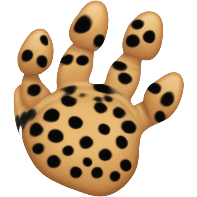 Cheetah nails  emoji