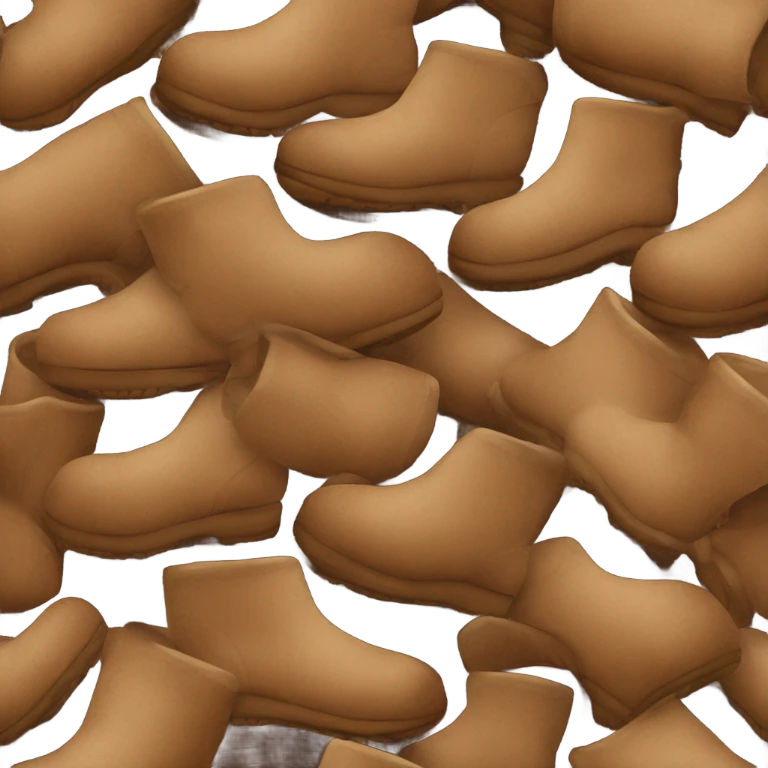 Brown Uggs  emoji