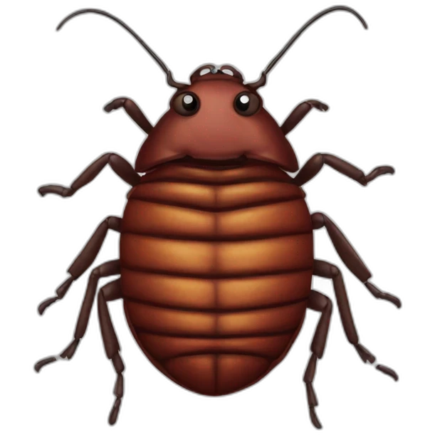 evil bedbug emoji