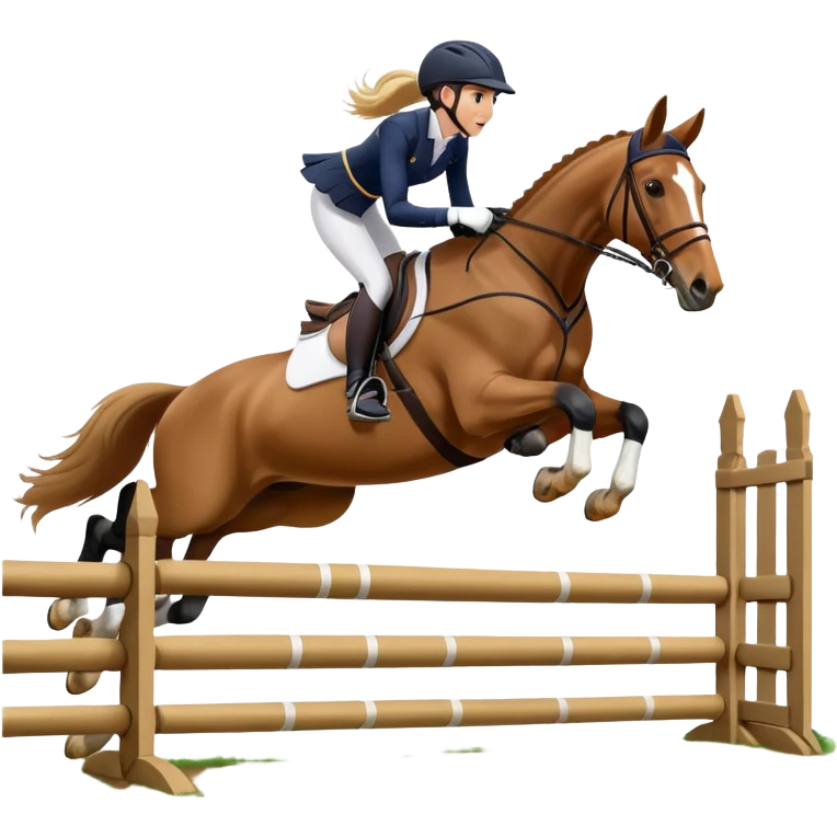 tamie smith and mai baum jumping xc (3 day eventing) emoji