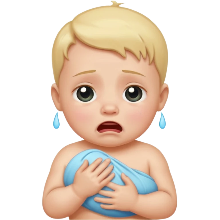 Bébé qui pleure emoji