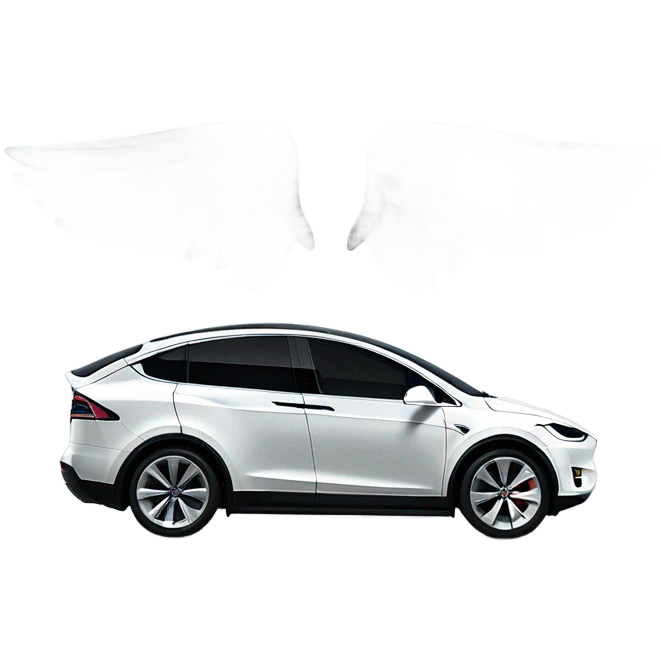 Tesla model x emoji