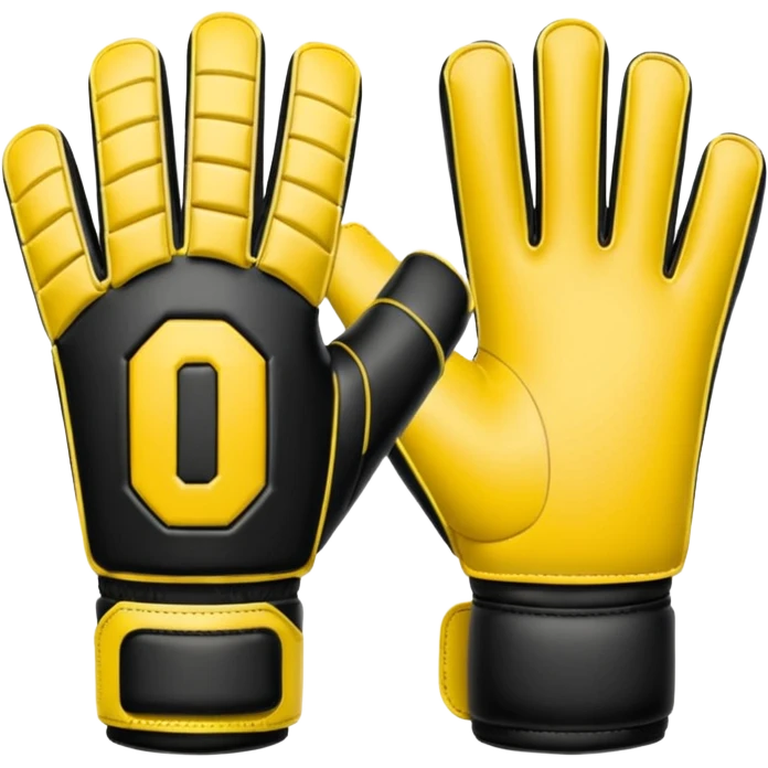 Football goalkeeper gloves emoji