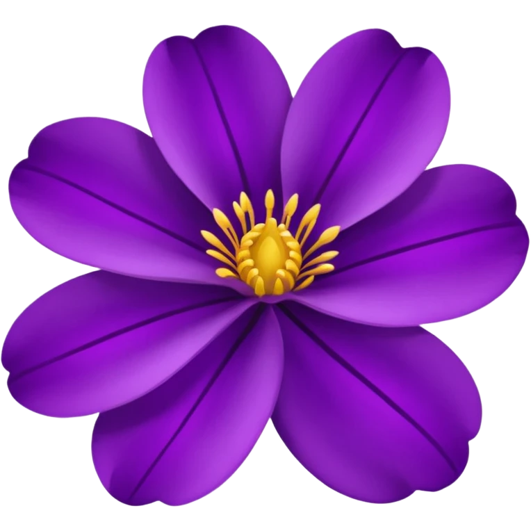 Purple flower emoji