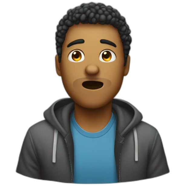 Someone loosing it all emoji