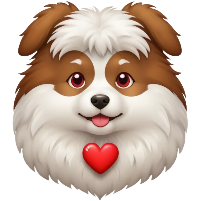 dog and heart  emoji