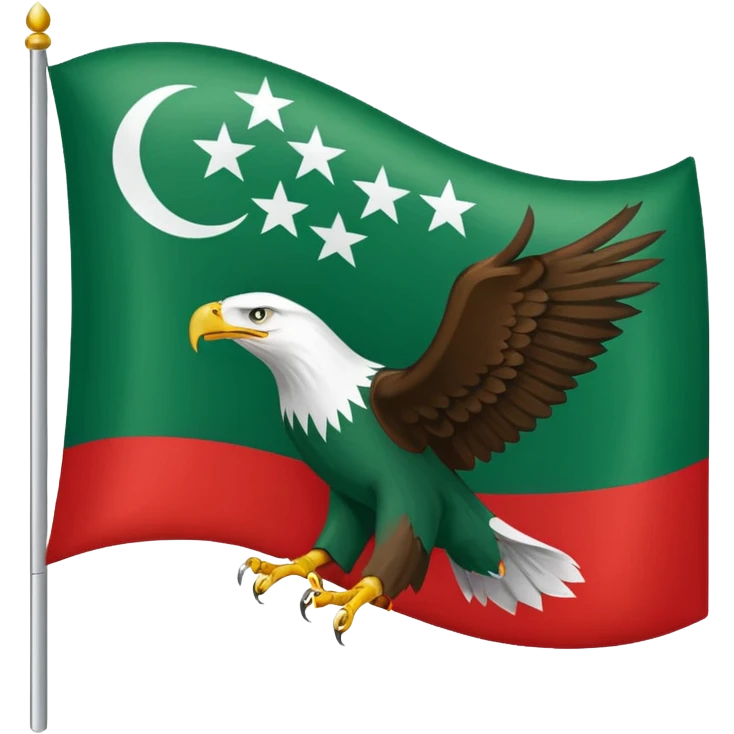 Tschetschenien Flagge emoji