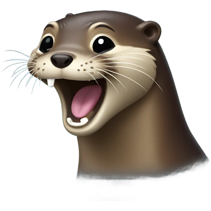 River otter laughing emoji