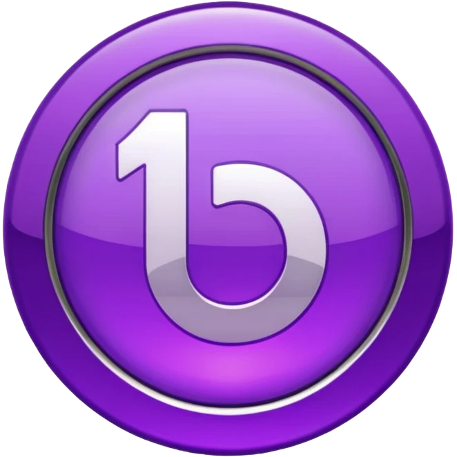 glitter purple symbol stop emoji