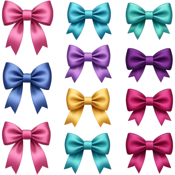 Pretty bows  emoji