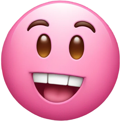 Emoji with heart eyes and Laughing one hand over the mouth emoji