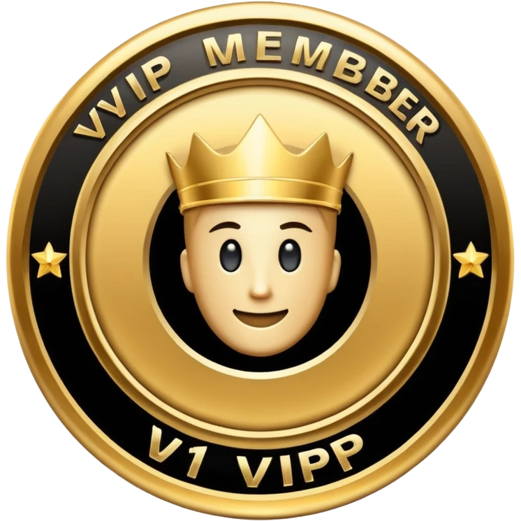 VIP member Logo and text Level1 emoji