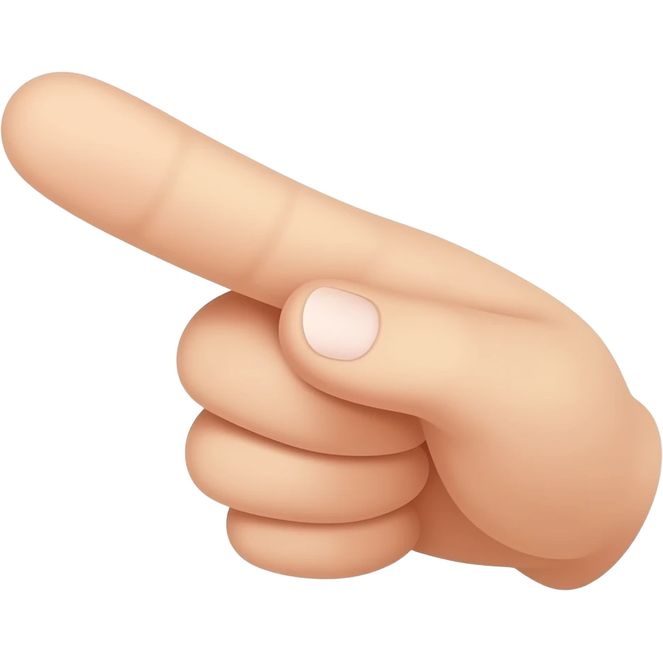 Purr the middle finger forward emoji