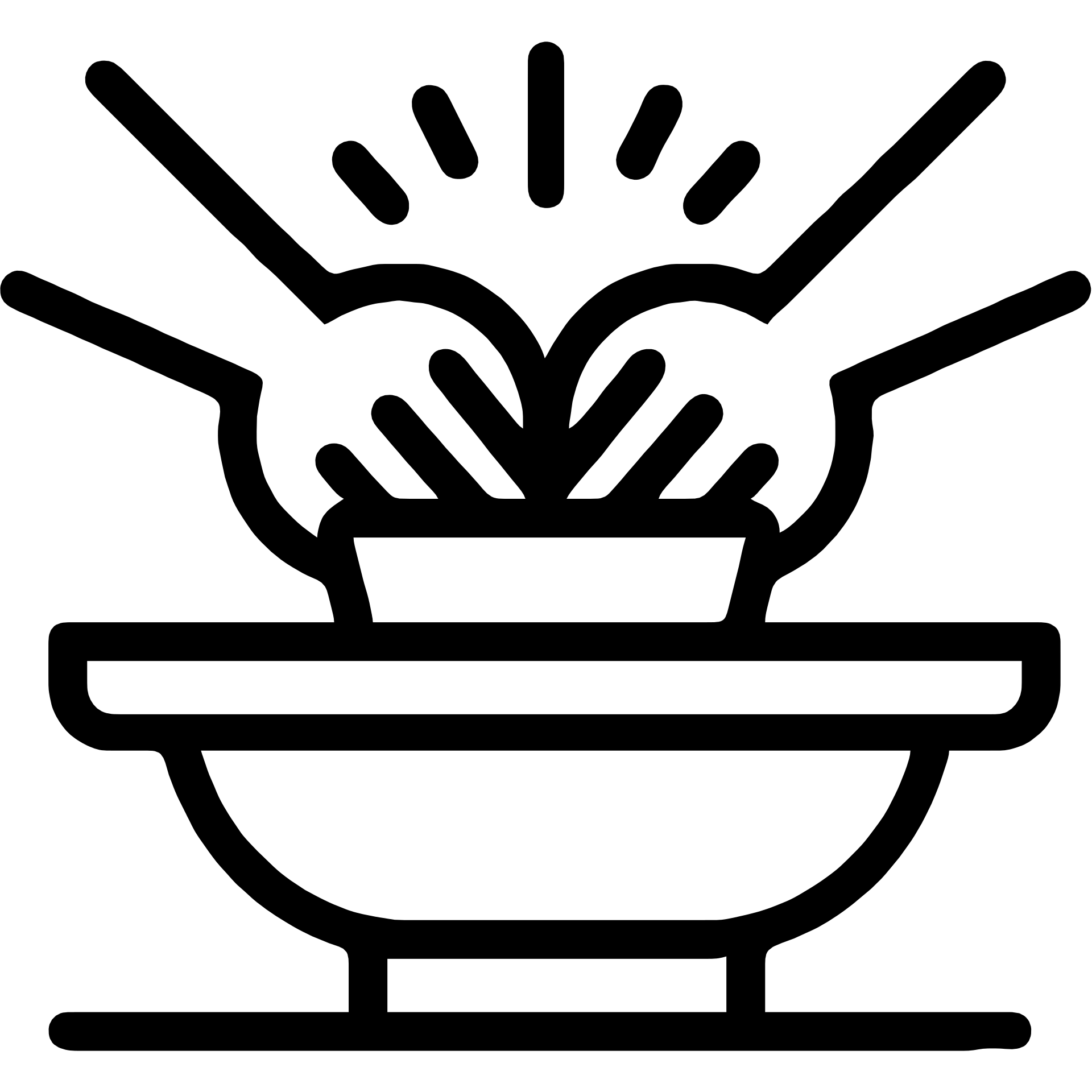Minimalist line drawing of two hands working on clay pottery, pinching and lifting clay on a pottery wheel, simple clean outline emoji