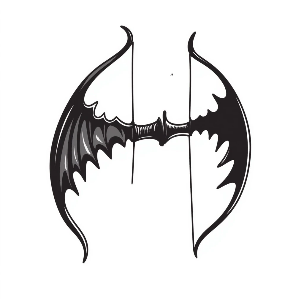 gothic bow emoji