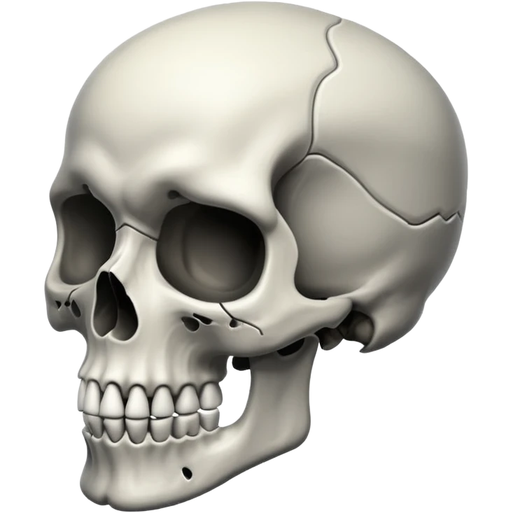 Skull to the side emoji