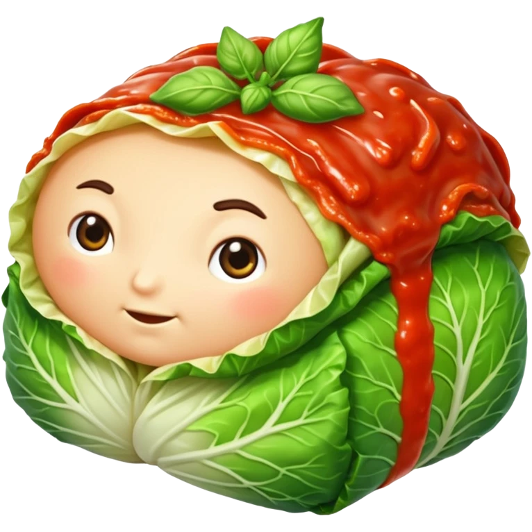Cabbage roll emoji