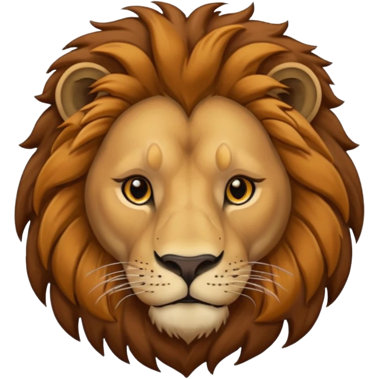 Leon africano enamorado emoji