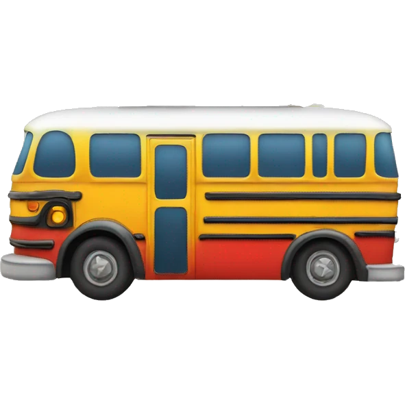 smoking bus with the words "Struggle Bus" at the bottom emoji