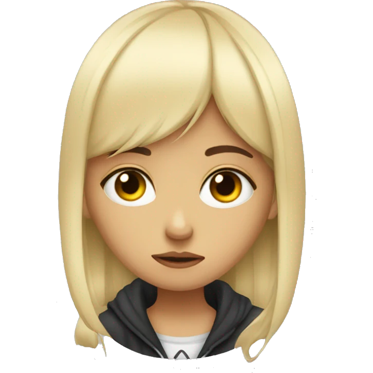 Sad E-girl  emoji