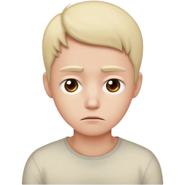 расстроен человек без друзей emoji