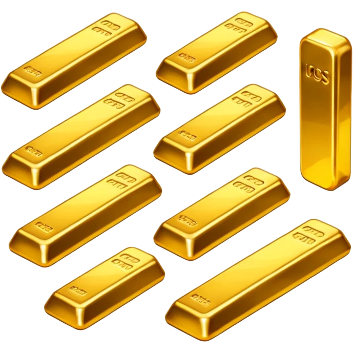 7 gold bar  emoji
