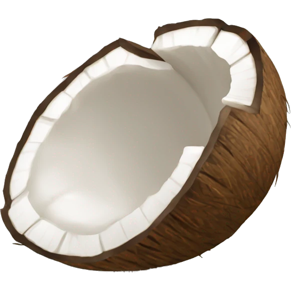 open coconut emoji