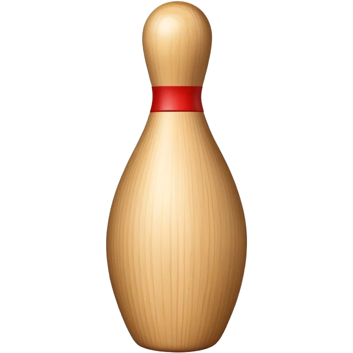 a bowling pin emoji