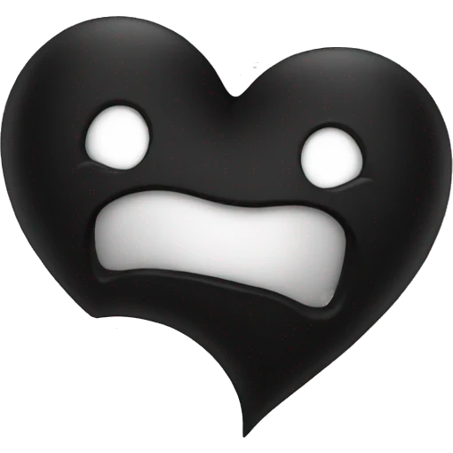 Black heart emoji
