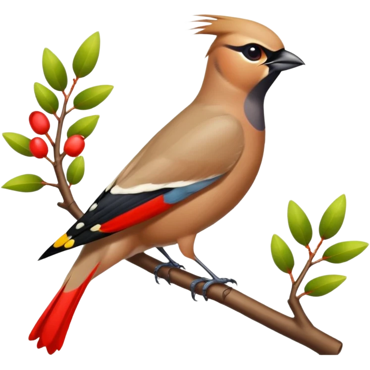 waxwing emoji