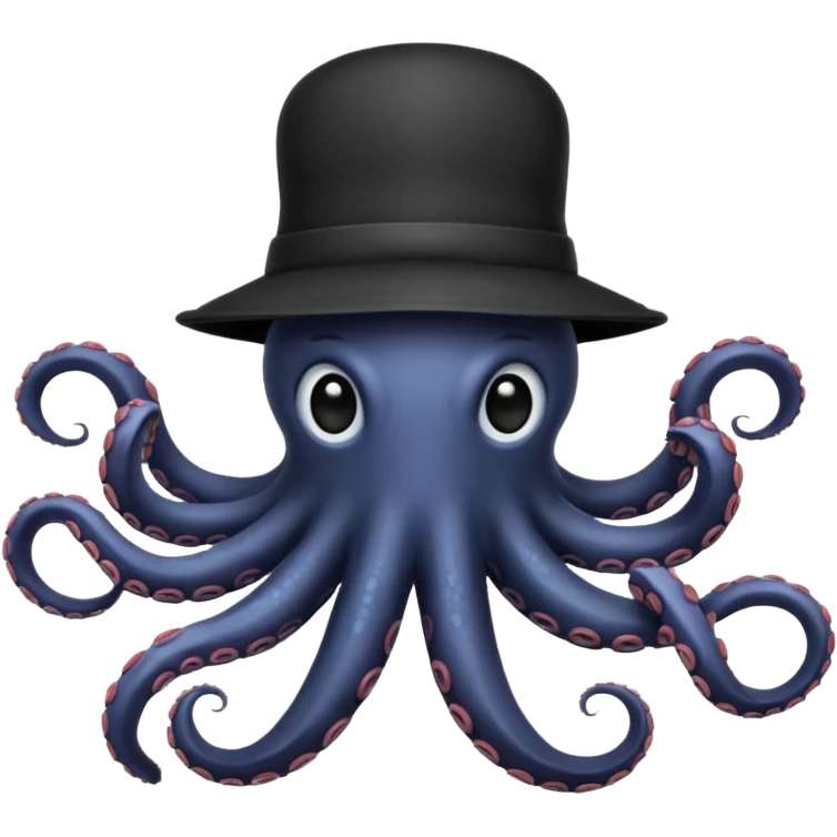 Chapeau en forme de poulpe emoji