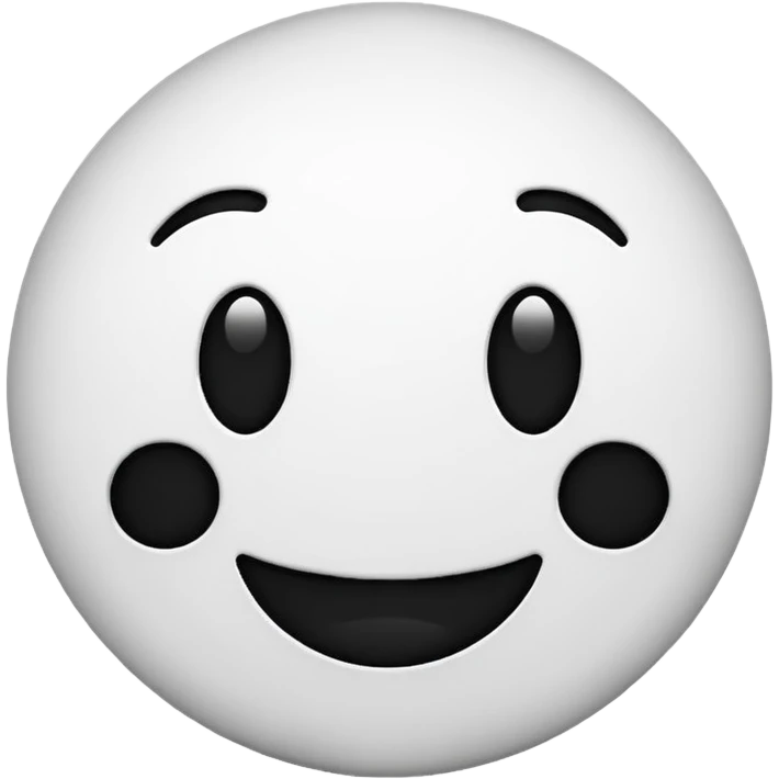 Hazme el emoji del mundo pero en blanco y negro emoji