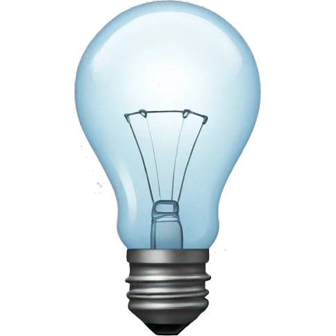 lightbulb off emoji