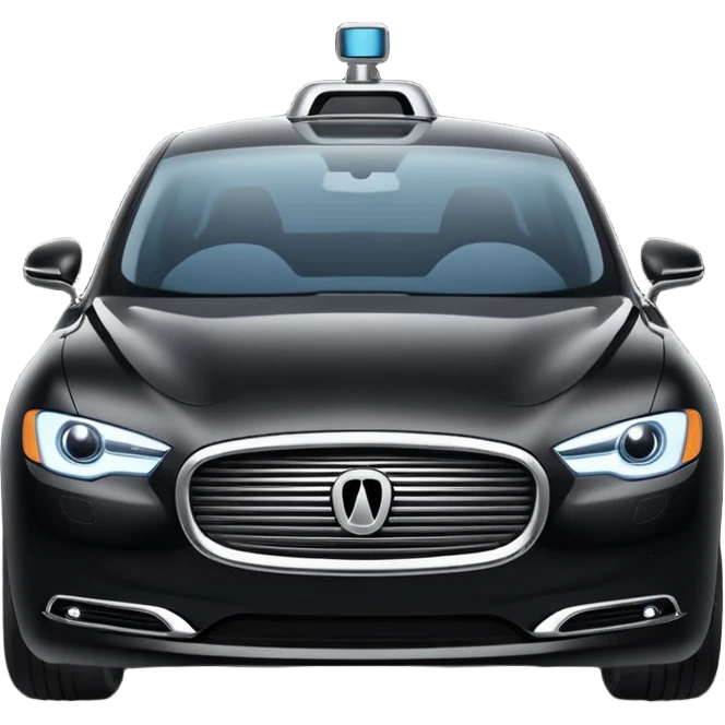 limo luxury self driving car emoji