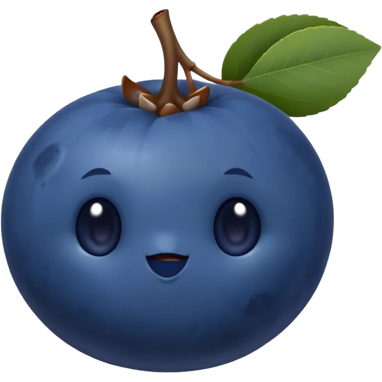 blueberry fruit emoji