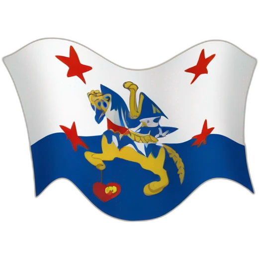 Drapeau Tete de maure corse emoji