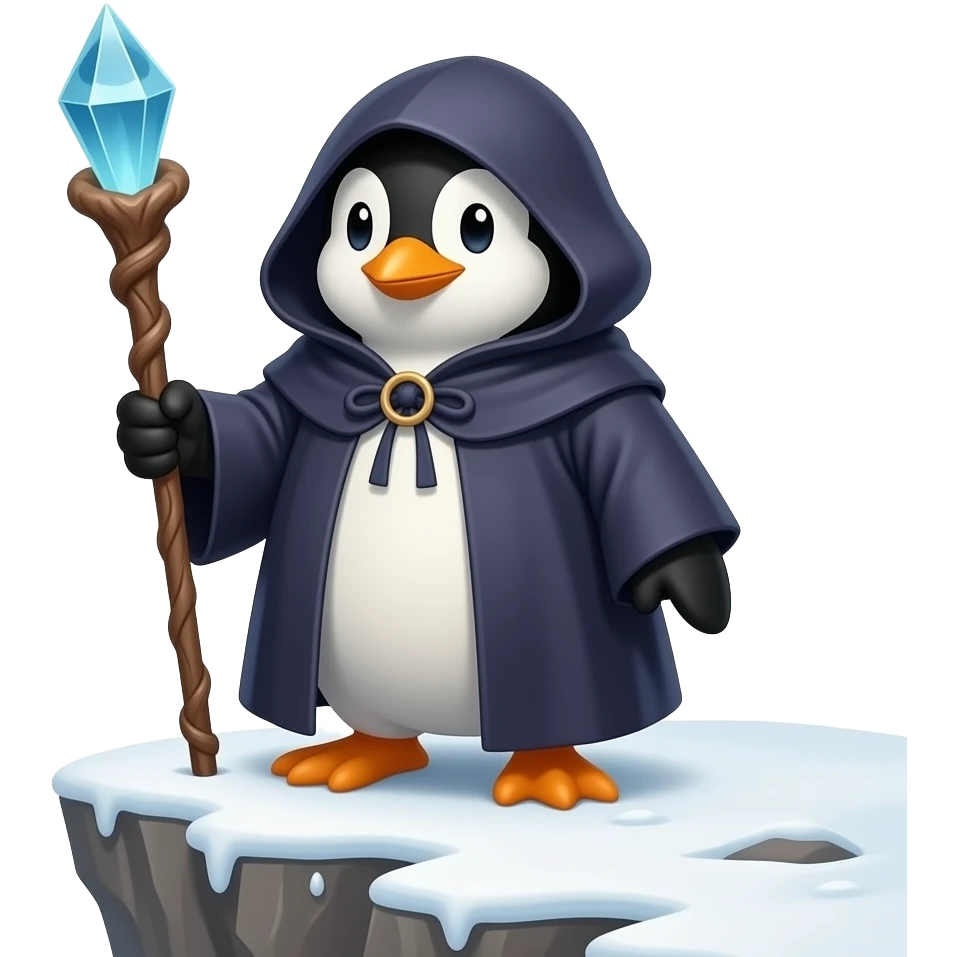 Penguin Wizard emoji