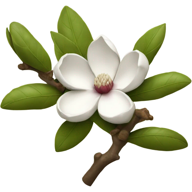 Magnolia branch emoji