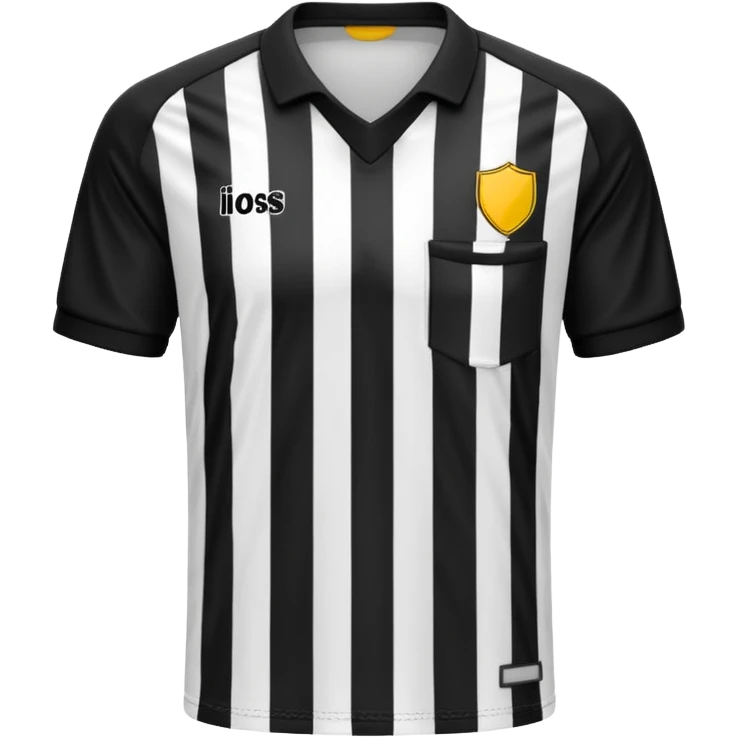 soccer refere jersey emoji