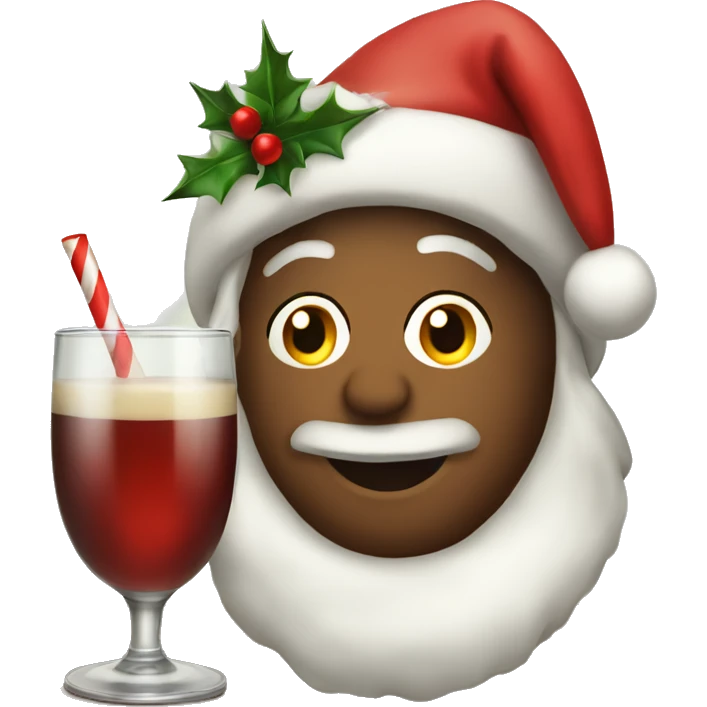 Christmas drink  emoji
