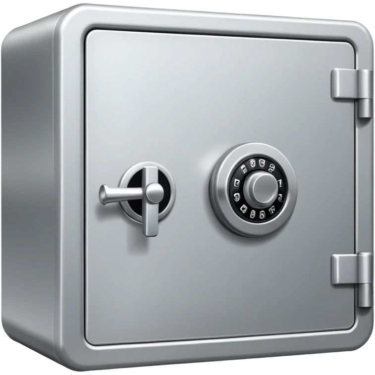 metal safe with lock emoji