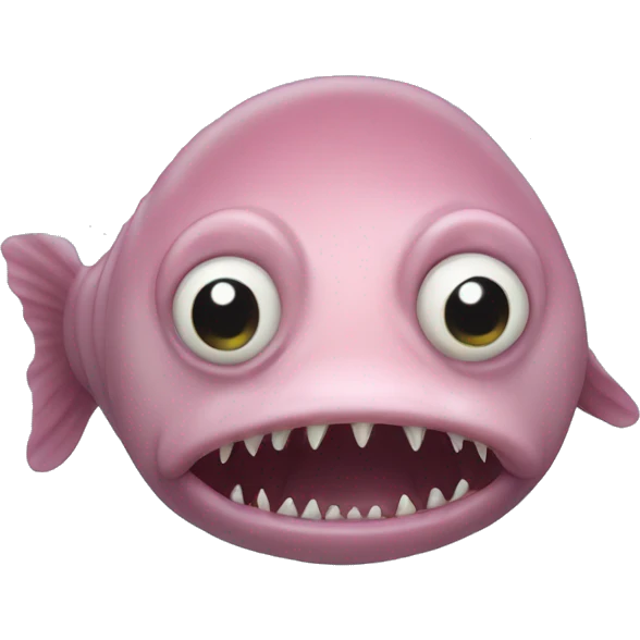 blob fish with teeth emoji
