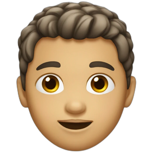 Niño con america emoji
