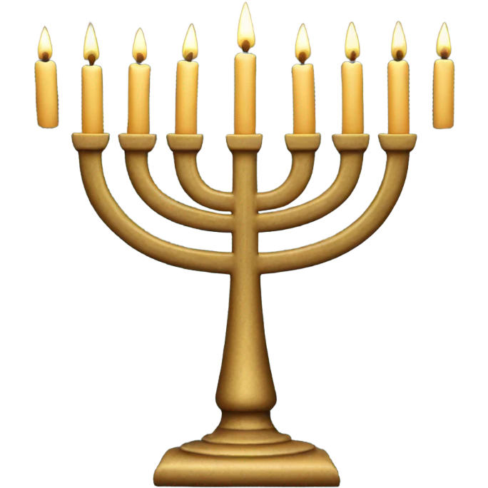 Big menorah  emoji